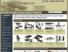 Tablet Screenshot of businessfurnitureshop.com